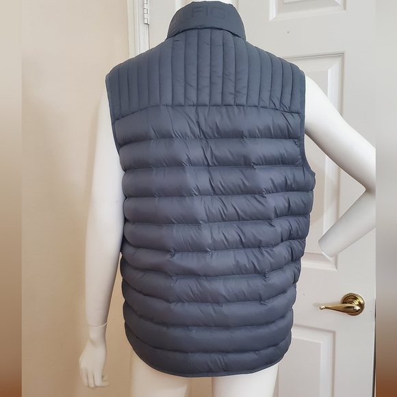 Tommy Hilfiger Puffer Gray Quilted Vest - Picture 2 of 8